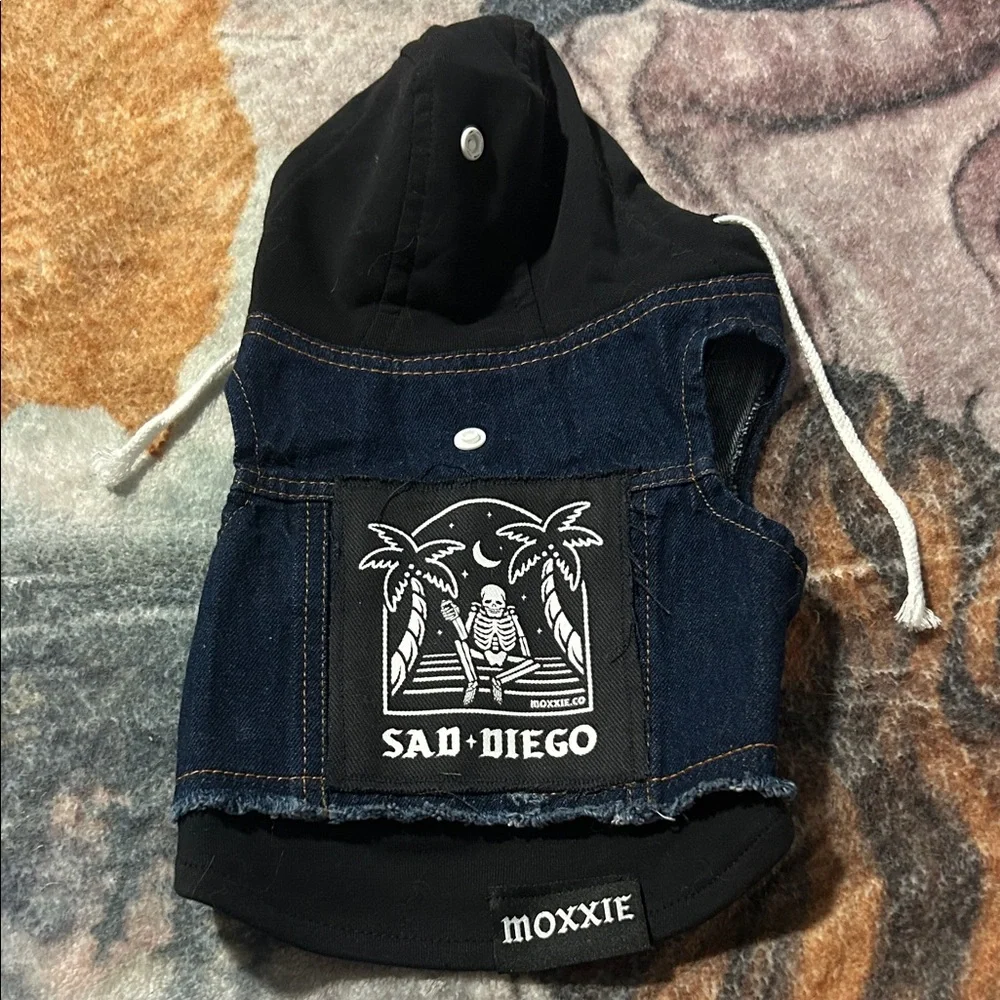 Moxxie Jean Jacket Cat Hoodie